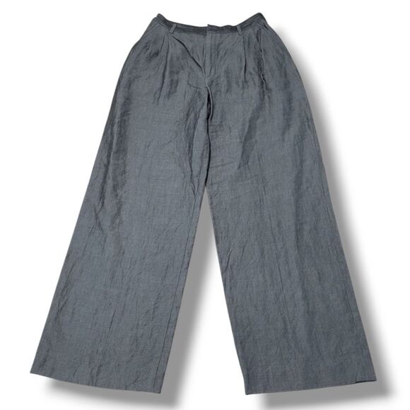 Vintage Linda Allard Ellen Tracy Pants Size 6 W26"xL28.5" Viscose & Linen Blend - Picture 1 of 6